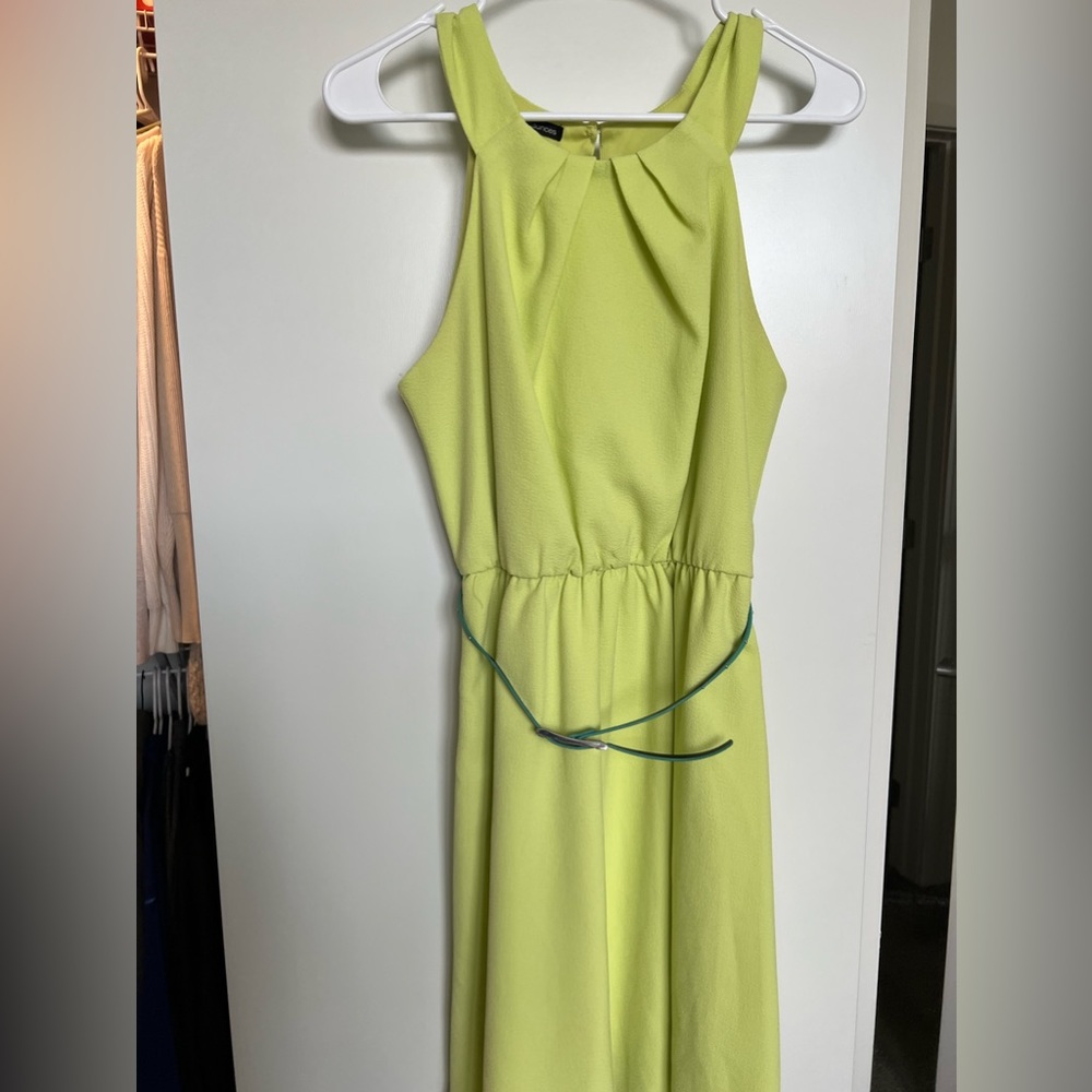 Maurice’s lime green belted sundress, pre-loved. ❤️